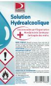 Solution hydroalcoolique bactricide et virucide