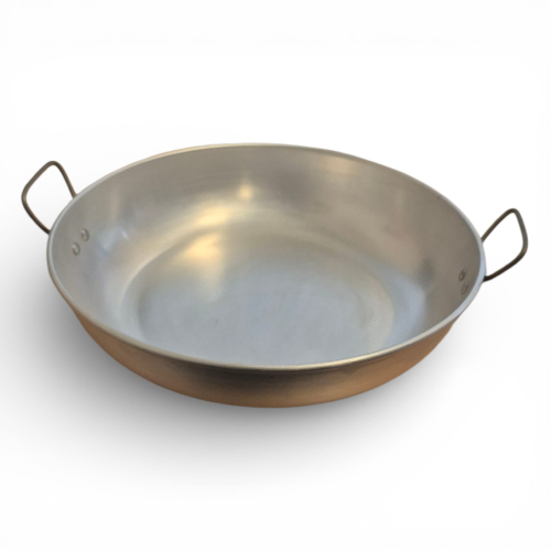 Assiette aluminium creuse avec anses