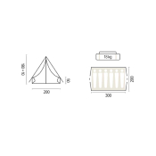 Tente "Patrouille 6P" tapis cousu