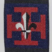 Croix tissée SUF Marine