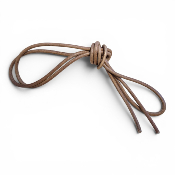 Lacet cuir rond 3 mm - 1m