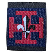 Croix tissée SUF Marine