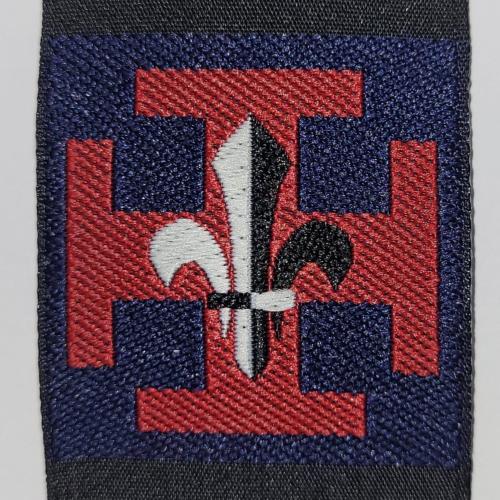 Croix tissée SUF Marine