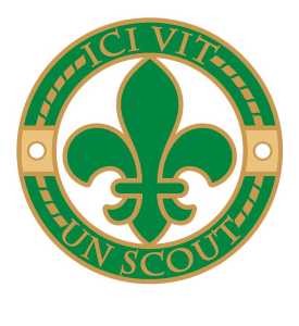 Plaque émaillée "Ici vit un Scout"