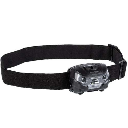 Lampe frontale noire MIL-TEC