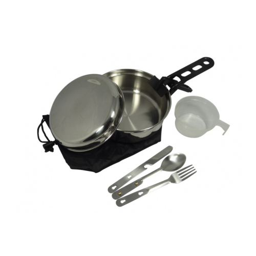 Popote inox 8 pièces