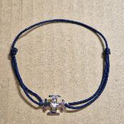 Bracelet avec croix SUF en argent massif