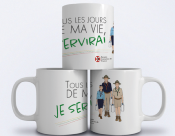 Mug céramique blanc 0.35L  Thème 2023-24