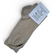 Chaussettes fines beige