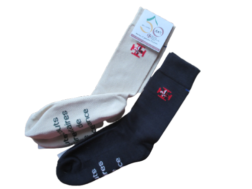 Chaussettes brodées 50 ans SUF