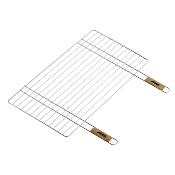 Grill acier inox 60 x 40 cm