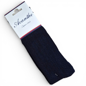 Collant coton marine