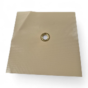 Oeillet mont� sur PVC 17 mm