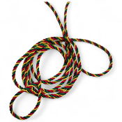 Cordelette tricolore Jaune/Vert/Rouge