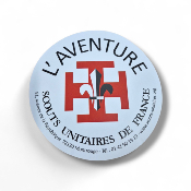 Autocollant rond SUF L'Aventure