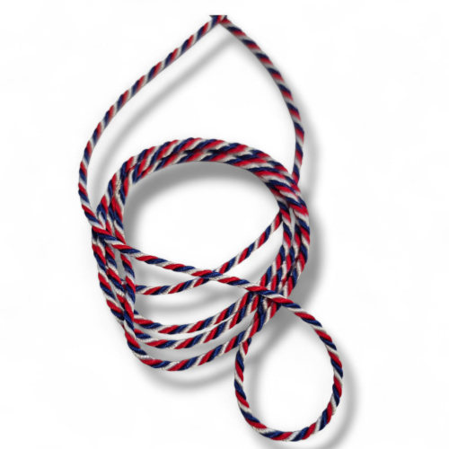 Cordelette tricolore Bleu/Blanc/Rouge
